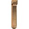 Ekena Millwork Thorton Arts and Crafts Rough Sawn Bracket w/ Offset Brace, Western Red Cedar, 6"W x 24"D x 32"H BKT0604X24X32THR03RWR - alternate 4